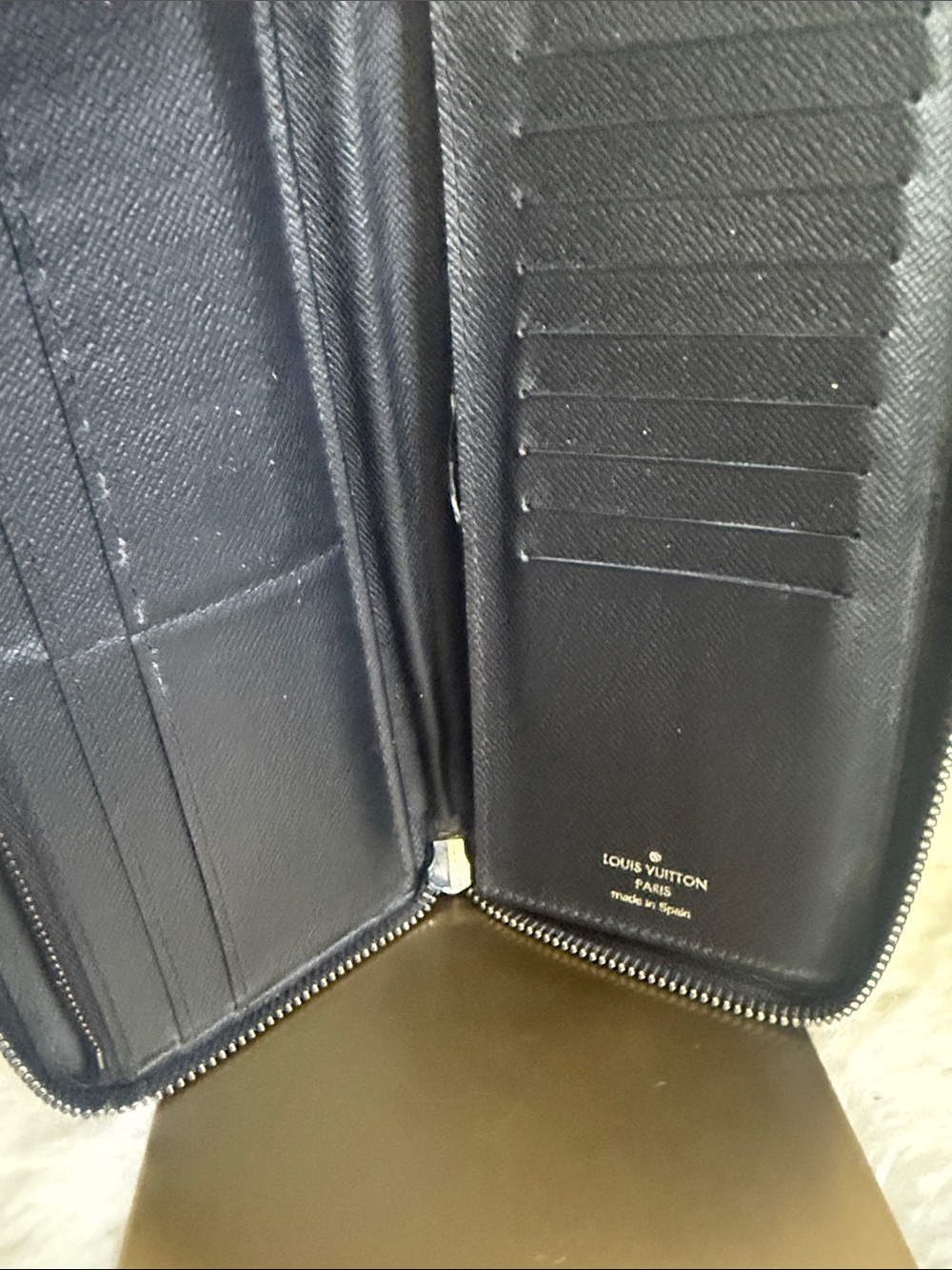 Louis Vuitton Black Monogram Eclipse Zip Wallet - Picture 4 of 10